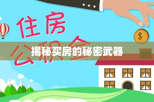 北港揭秘买房的秘密武器