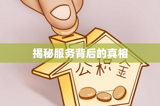 北港揭秘服务背后的真相