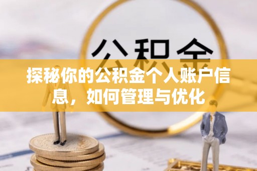 北港探秘你的公积金个人账户信息，如何管理与优化