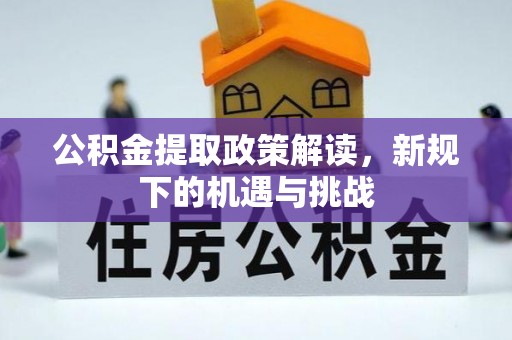 北港公积金提取政策解读，新规下的机遇与挑战