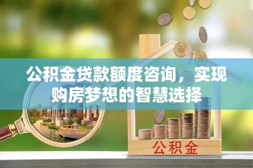 北港公积金贷款额度咨询，实现购房梦想的智慧选择