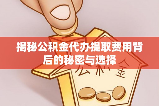 北港揭秘公积金代办提取费用背后的秘密与选择
