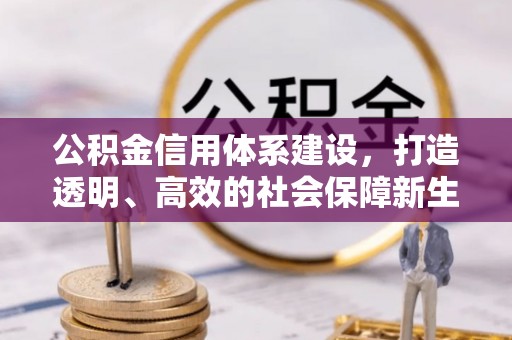 北港公积金信用体系建设，打造透明、高效的社会保障新生态