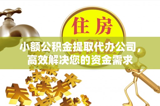 北港小额公积金提取代办公司，高效解决您的资金需求