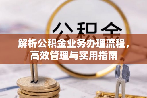 北港解析公积金业务办理流程，高效管理与实用指南