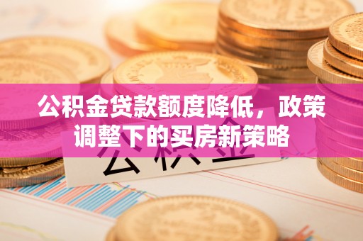 北港公积金贷款额度降低，政策调整下的买房新策略