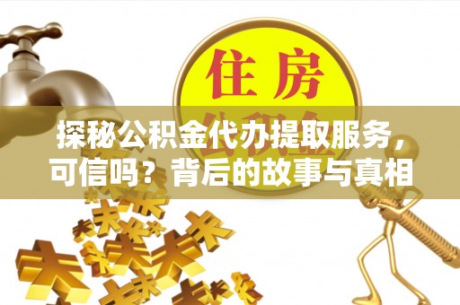 北港探秘公积金代办提取服务，可信吗？背后的故事与真相