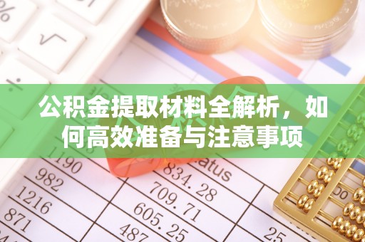 北港公积金提取材料全解析，如何高效准备与注意事项