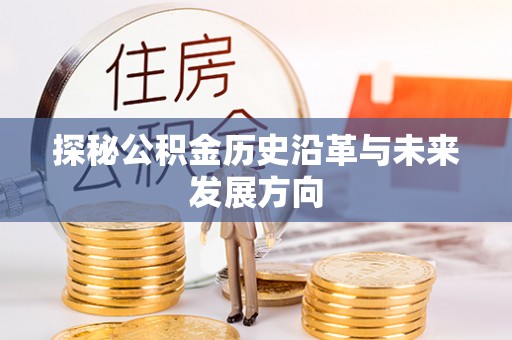 北港探秘公积金历史沿革与未来发展方向