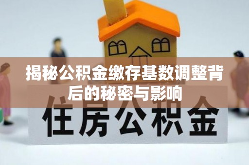 北港揭秘公积金缴存基数调整背后的秘密与影响