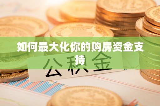北港如何最大化你的购房资金支持