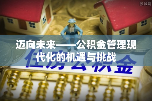 北港迈向未来——公积金管理现代化的机遇与挑战