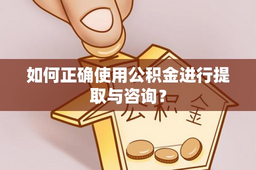 北港如何正确使用公积金进行提取与咨询？