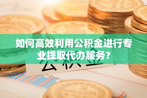 北港如何高效利用公积金进行专业提取代办服务？