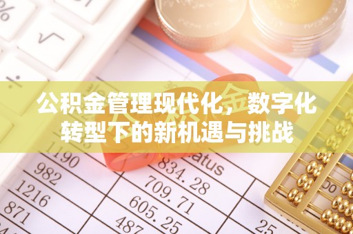 北港公积金管理现代化，数字化转型下的新机遇与挑战