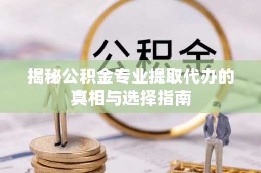 北港揭秘公积金专业提取代办的真相与选择指南